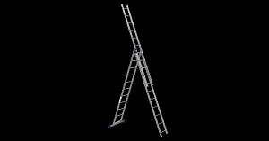Аренда приставной / раздвижной лестницы, а также стремянки с выдвижной секцией. с доставкой Нур-Султан (Астана)