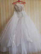 Свадебное платье на прокат белое Алматы
