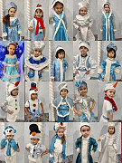 Аренда детских костюмов на Новый год Снегурочки, Снеговики, Снежинки Костанай